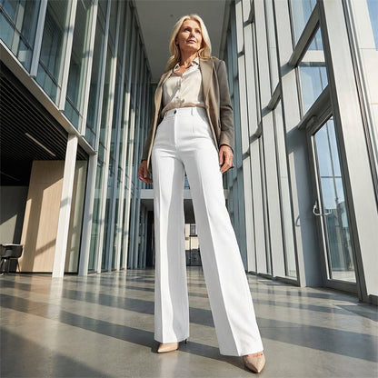 Elysia Palazzo Pants | High-Waisted, Flowy Black Trousers for Women 2