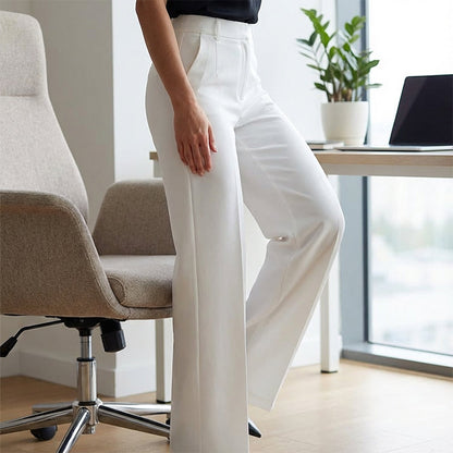 Elysia Palazzo Pants | High-Waisted, Flowy Black Trousers for Women 5