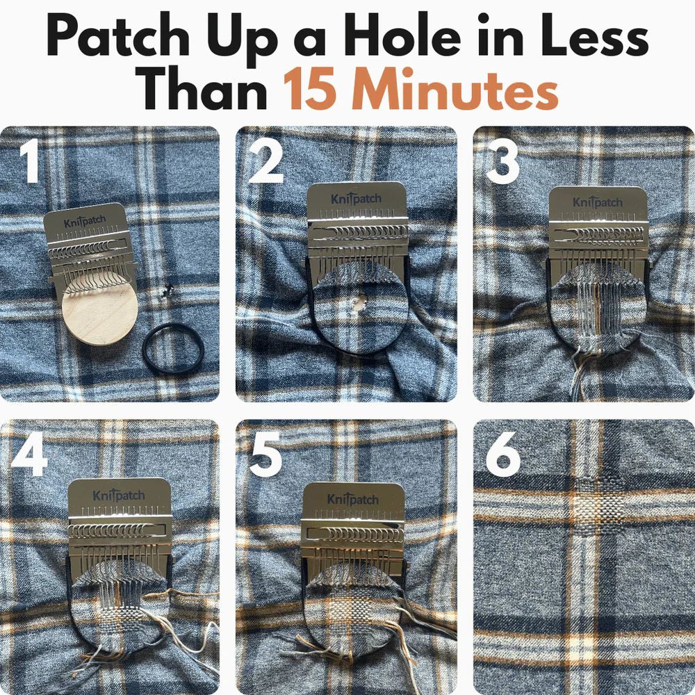 Fabrico Fabric Repair Kit | All-In-One Cloth Repair with Tools and Patterns 1