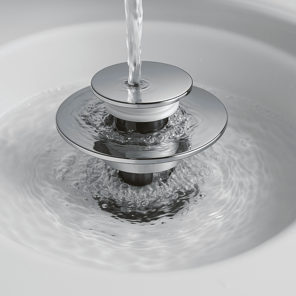 Forte Sink Drain Stopper | Stainless Steel, Premium Copper, Clog Prevention 0