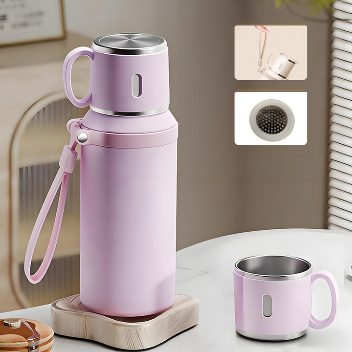 Frost Water Bottle | Stainless Steel, Vacuum-Sealed, Leak-Proof, 600ml 12