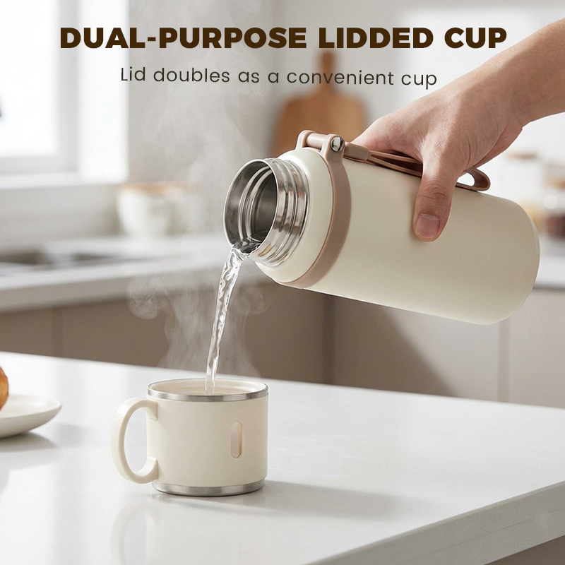 Frost Water Bottle | Stainless Steel, Vacuum-Sealed, Leak-Proof, 600ml 4