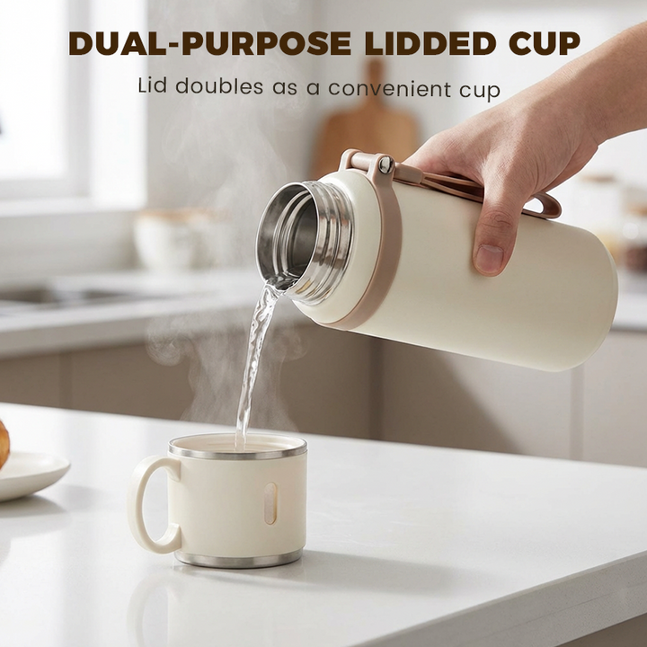 Frost Water Bottle | Stainless Steel, Vacuum-Sealed, Leak-Proof, 600ml 4