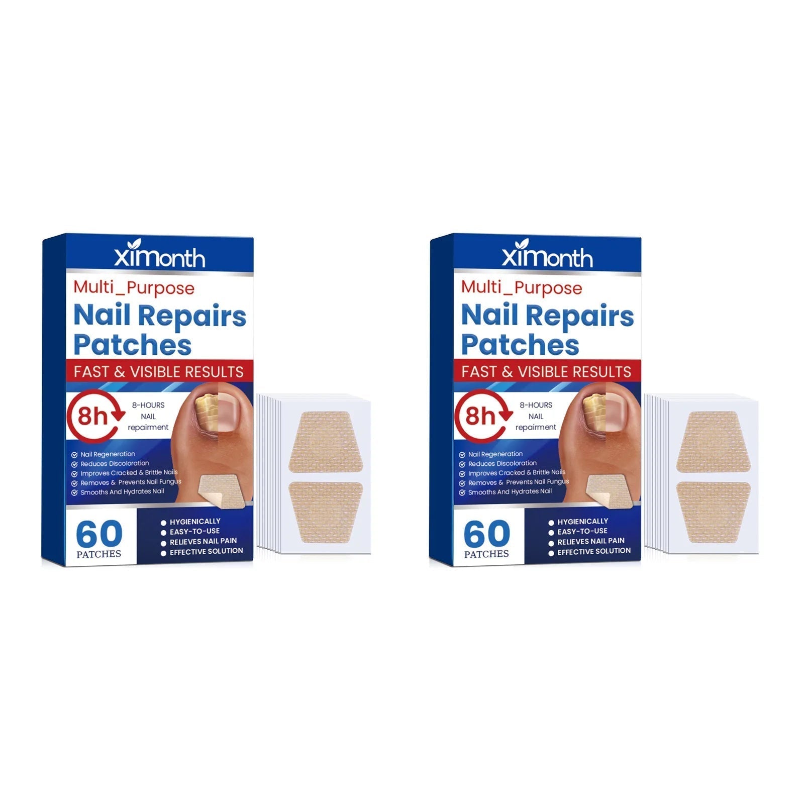 Fungal Revive Nail Treatment Patches | Targeted Repair for Nail Fungus, 60 Pieces 8
