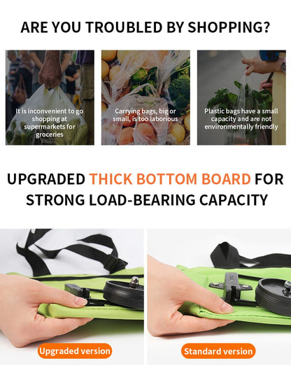 Grove Folding Shopping Bag | Eco-Friendly, Large Capacity, Durable Oxford Cloth 2