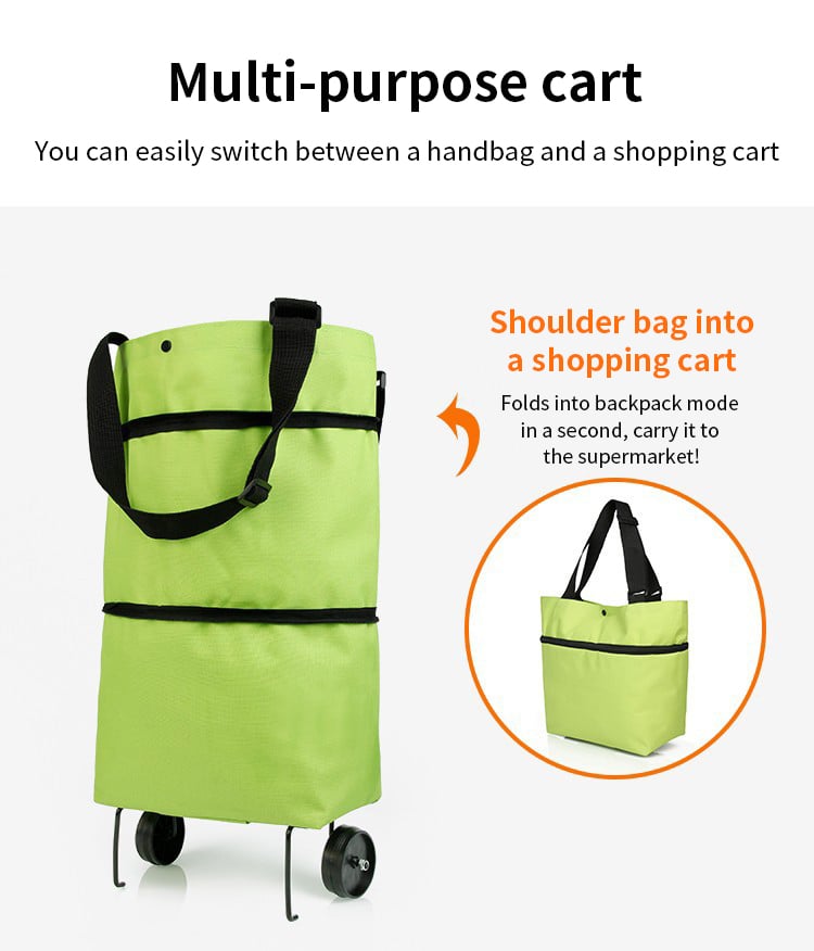 Grove Folding Shopping Bag | Eco-Friendly, Large Capacity, Durable Oxford Cloth 3