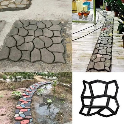 Grove Stepping Stone Mold | Durable Plastic Concrete Molds for Walkways 1