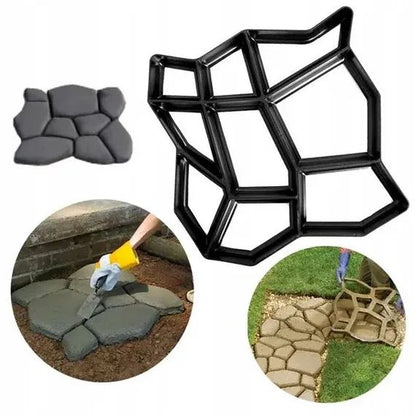 Grove Stepping Stone Mold | Durable Plastic Concrete Molds for Walkways 3