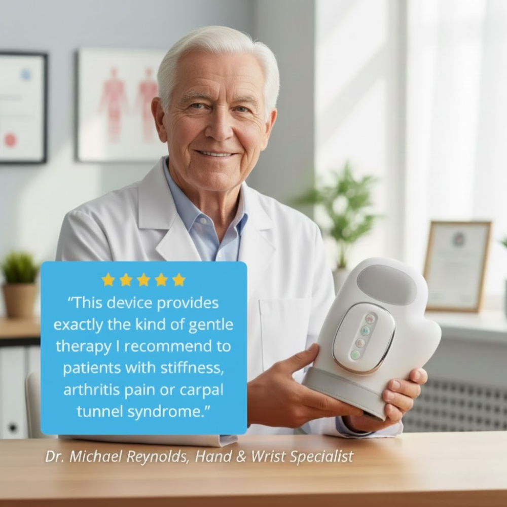 Haven Hand Massager | Ergonomic Design for Arthritis Relief, Portable 1
