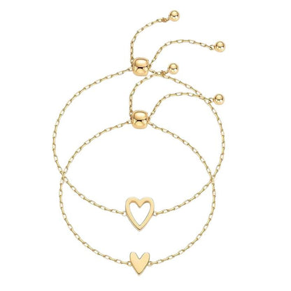 Havia Hearts Bracelet | Adjustable Premium Alloy, Elegant Design 0
