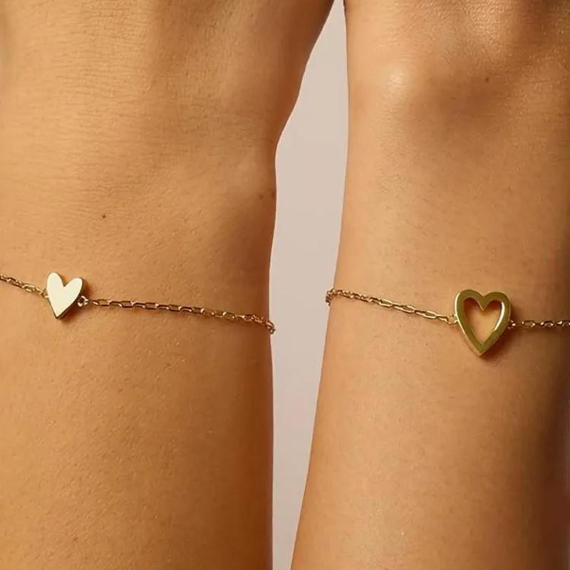Havia Hearts Bracelet | Adjustable Premium Alloy, Elegant Design 1