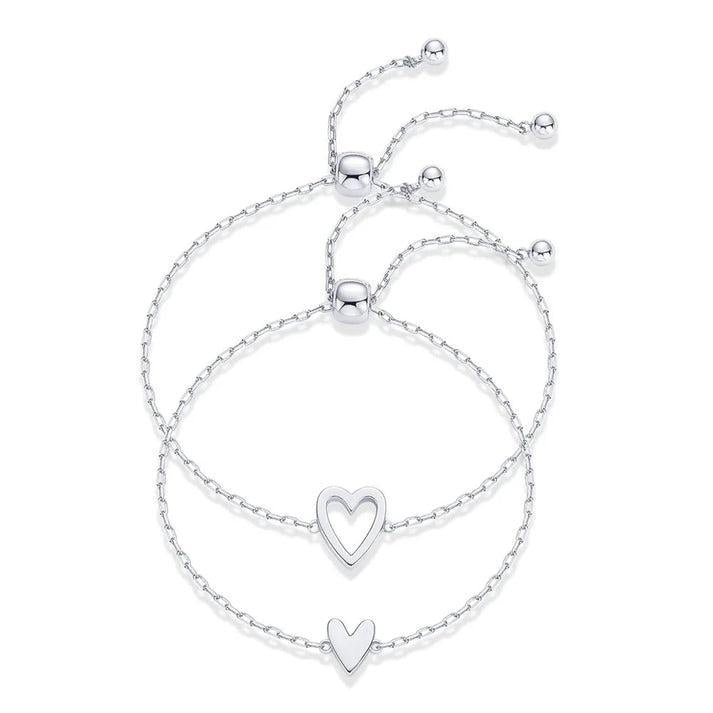 Havia Hearts Bracelet | Adjustable Premium Alloy, Elegant Design 2