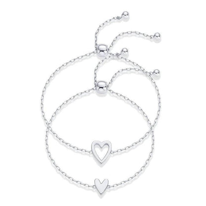 Havia Hearts Bracelet | Adjustable Premium Alloy, Elegant Design 2