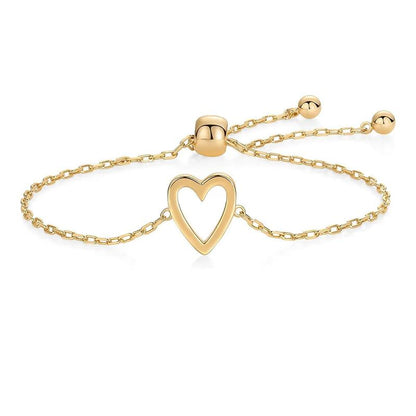 Havia Hearts Bracelet | Adjustable Premium Alloy, Elegant Design 5