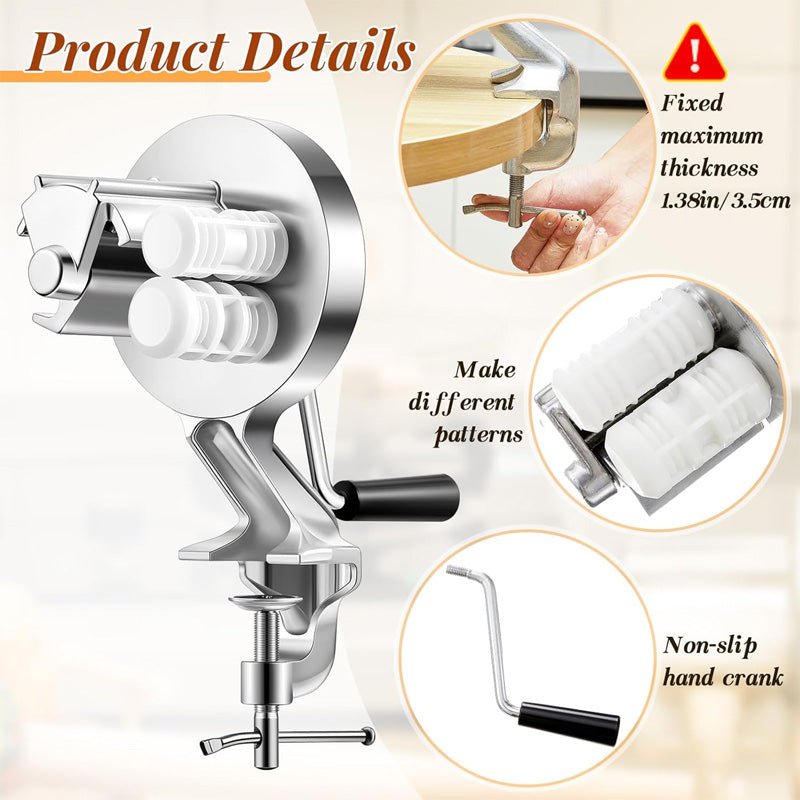 Iris Pasta Maker Machine | Durable Aluminum Alloy, Easy-to-Use Design 1