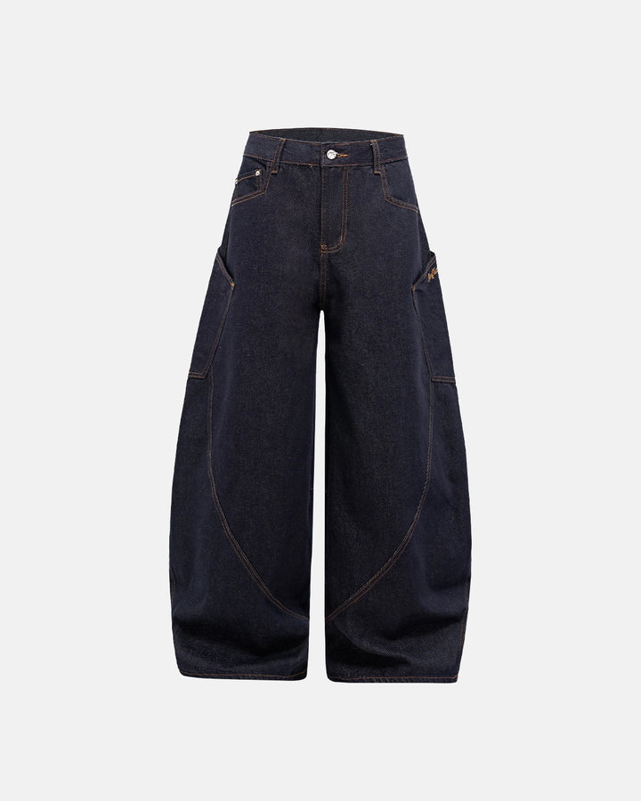 Ivy Wide Leg Jeans | Comfortable Cotton Blend, Loose Fit 2