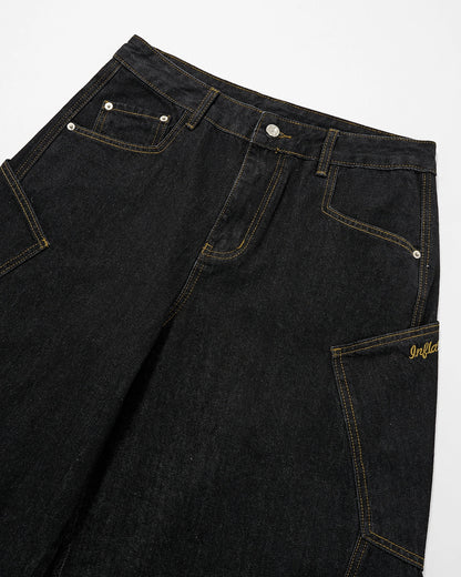 Ivy Wide Leg Jeans | Comfortable Cotton Blend, Loose Fit 4