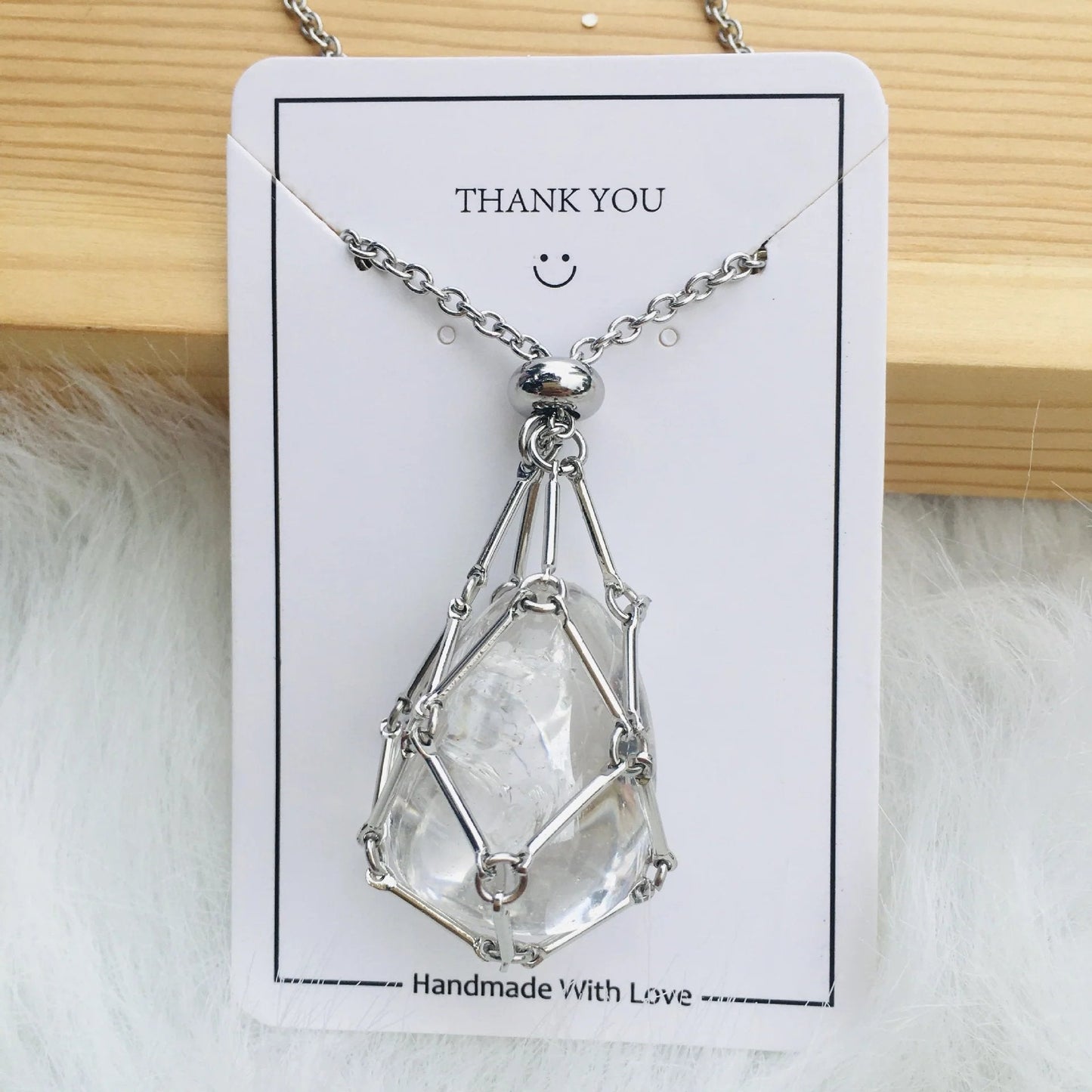 Jewelance Adjustable Necklace | Interchangeable Crystal Cage, Hypoallergenic Copper 7