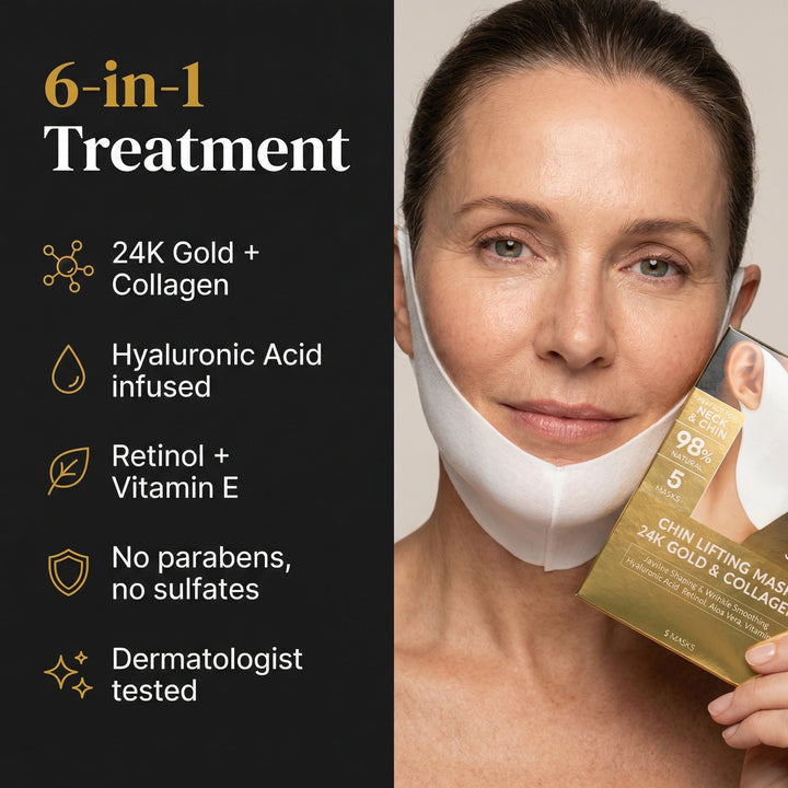 Jewelift Mask | Sculpting Jawline Enhancer, Skin-Friendly Fabric 1