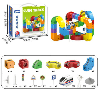 Luma Electric Train Set | DIY Assembly, 51 Pieces for Kids 7