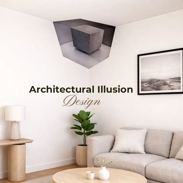 MagiCube Wall Decal | 3D Geometric Vinyl Design, Easy Peel and Stick 1