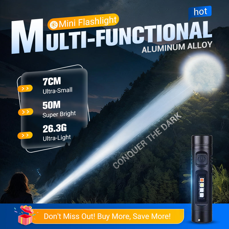 Milo Mini Flashlight | Rechargeable, Multi-Functional Aluminum Alloy 1