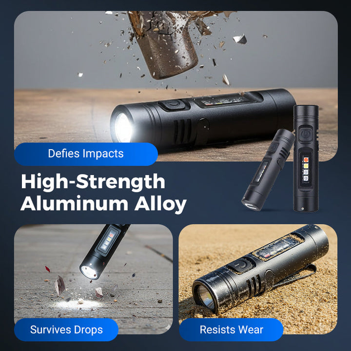Milo Mini Flashlight | Rechargeable, Multi-Functional Aluminum Alloy 4