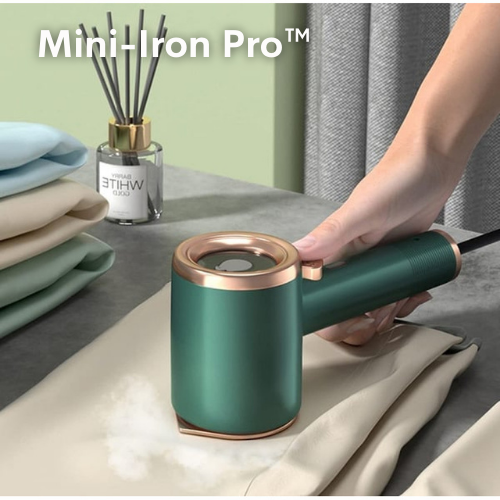 Milo Mini Iron | Portable Dual Functionality, Travel-Friendly Steam and Dry Iron 7