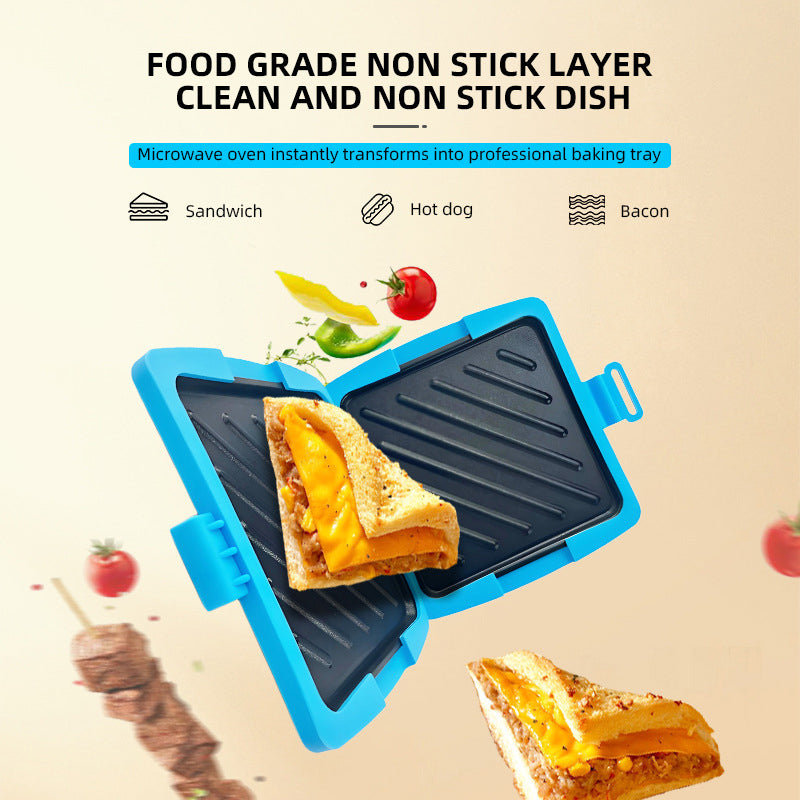 Milo Sandwich Maker | Food-Grade Non-Stick, Microwave Safe 2