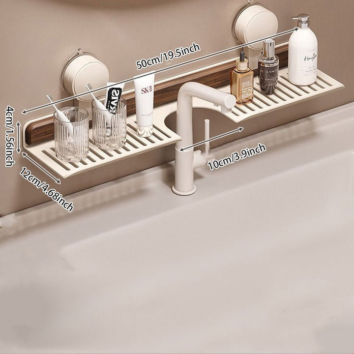 Nora Faucet Rack | No-Drill, Heavy-Duty Aluminum 3