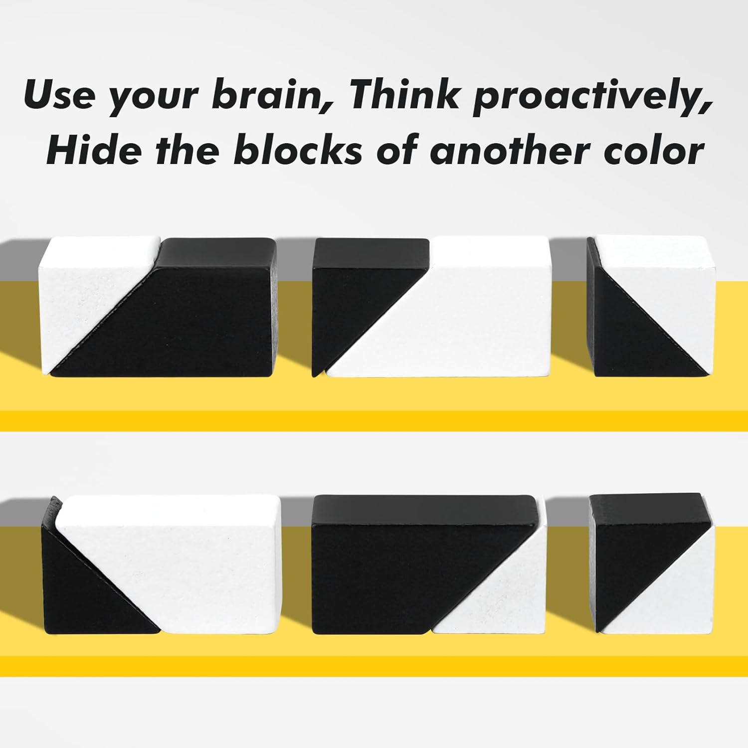 Pico Logic Puzzle | 80 Challenge Cards, Beech Wood Blocks 2