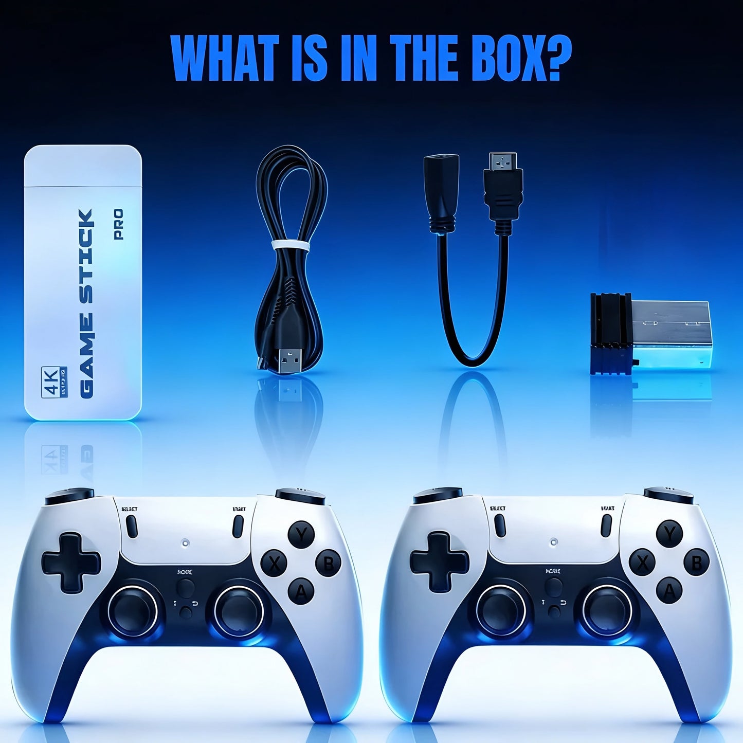 Pixel Retro Game Stick | Preloaded Classic Games, 4K Support 3
