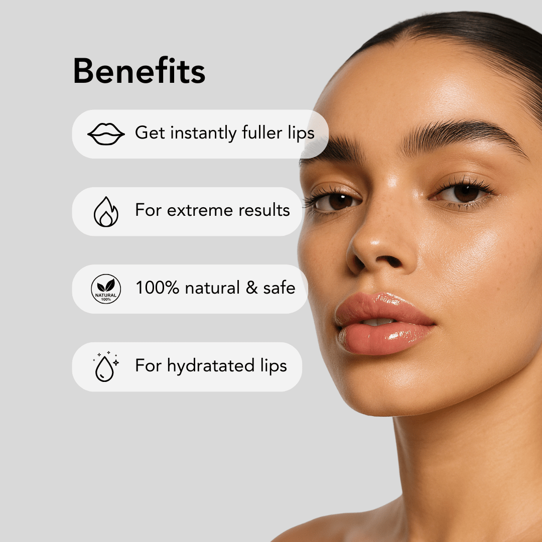 PoutPower Lip Booster | Plant-Based Hydration, Natural Volume 0
