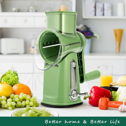 QuickSlice Vegetable Slicer | Rotary, Precision Blades, Compact Design 1