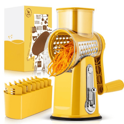 QuickSlice Vegetable Slicer | Rotary, Precision Blades, Compact Design 12