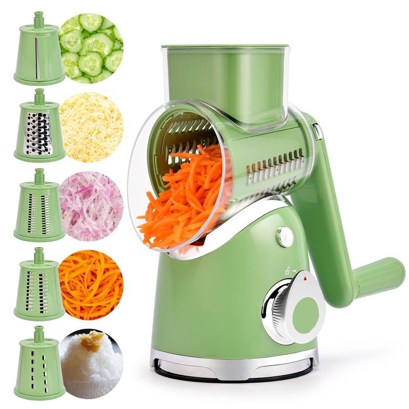 QuickSlice Vegetable Slicer | Rotary, Precision Blades, Compact Design 8