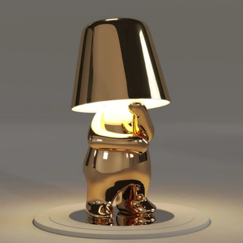 RayDude Artistic Lamp | Dimmable, Rechargeable Resin Design 9