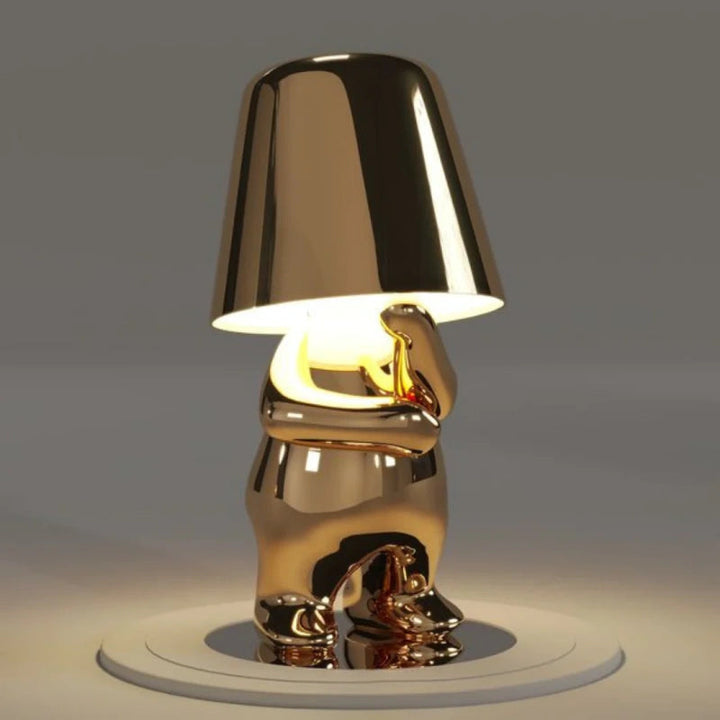 RayDude Artistic Lamp | Dimmable, Rechargeable Resin Design 9