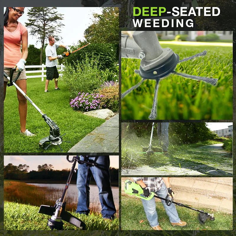RazorWorx Trimmer Head | Heavy-Duty Steel, Snap-On Weed Eater Head 4