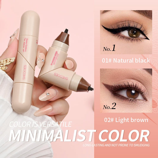 Roxy Eyeliner Stamp Pen | Dual-Head Quick-Dry Liquid Eyeliner for Effortless Winged Looks 0