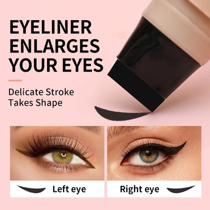 Roxy Eyeliner Stamp Pen | Dual-Head Quick-Dry Liquid Eyeliner for Effortless Winged Looks 2