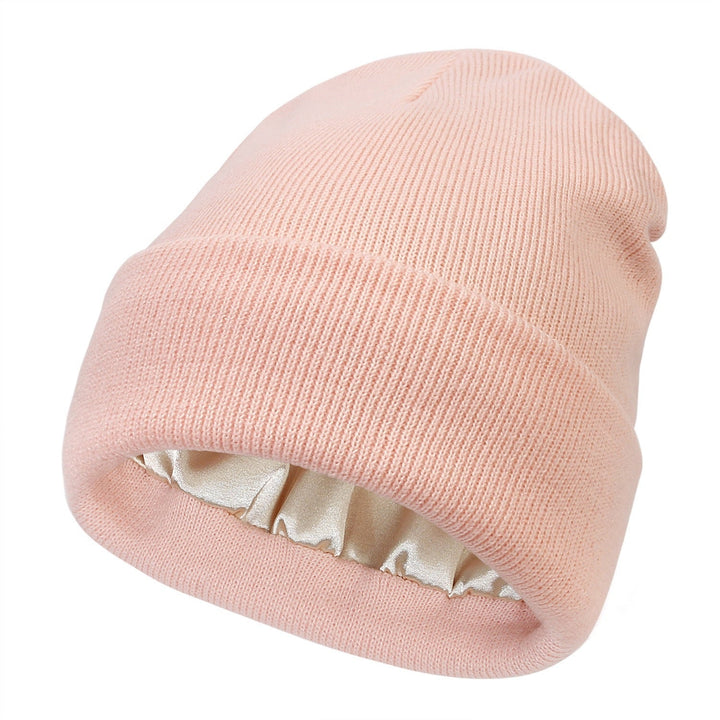 SatinCrest Wool Hat | Satin Lined for Hair Protection, Warm &amp; Cozy 2