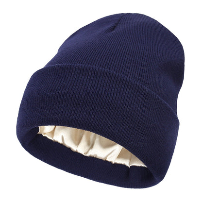 SatinCrest Wool Hat | Satin Lined for Hair Protection, Warm & Cozy 3
