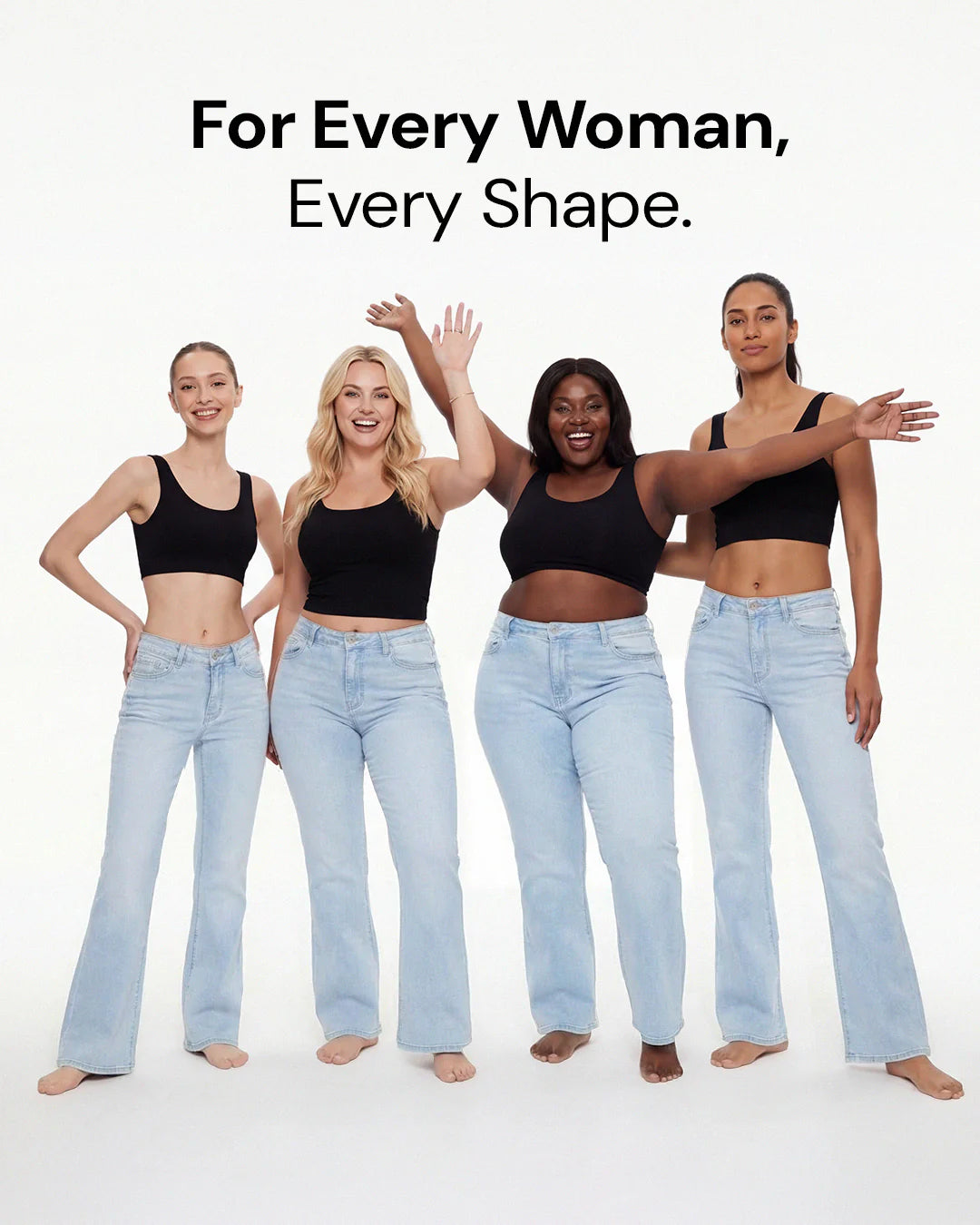 Sculpt Wide Leg Jeans Women | Curve-Sculpt Technology, Comfort Fit 8