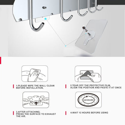 Sena Wall Hooks | Self-Adhesive, Heavy-Duty Coat Hooks for Wall 4