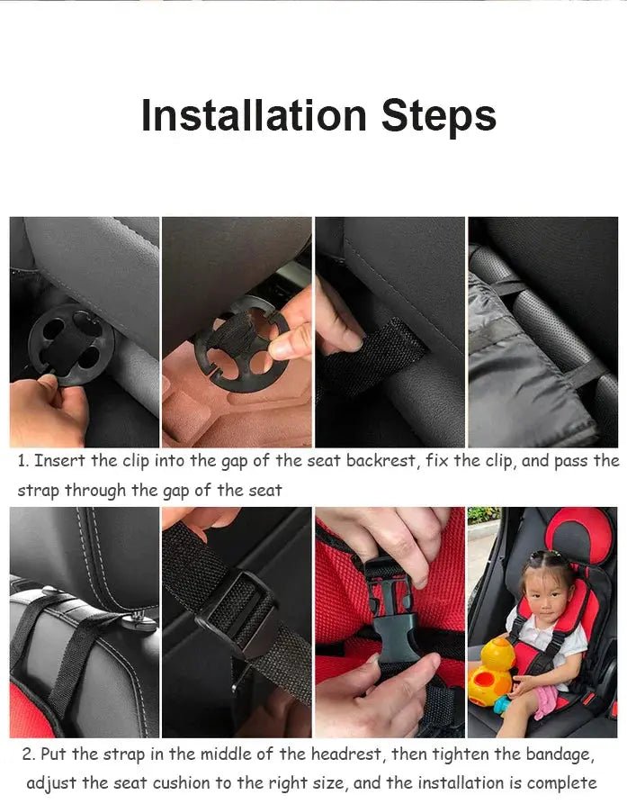 Sera Portable Car Seat | Lightweight, Foldable, Breathable Mesh 3