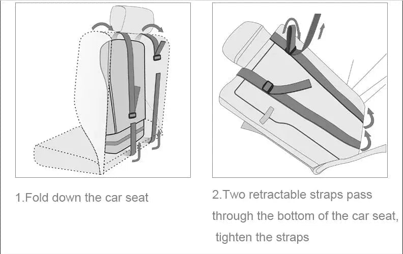 Sera Portable Car Seat | Lightweight, Foldable, Breathable Mesh 6