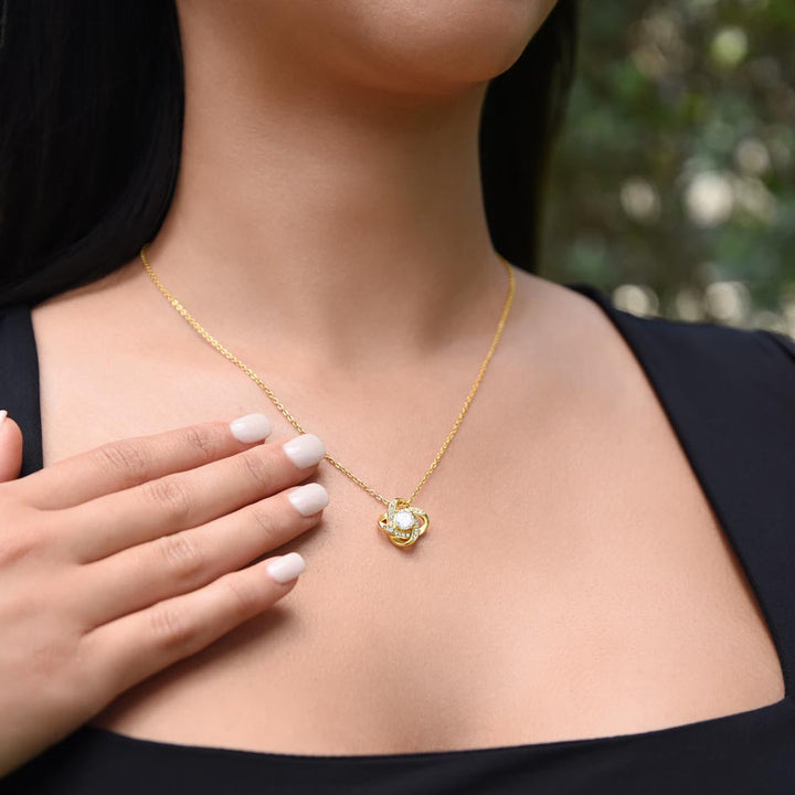 Serena Silver Necklace | Real Rose, Adjustable Chain 17.71-21.65 Inches 7