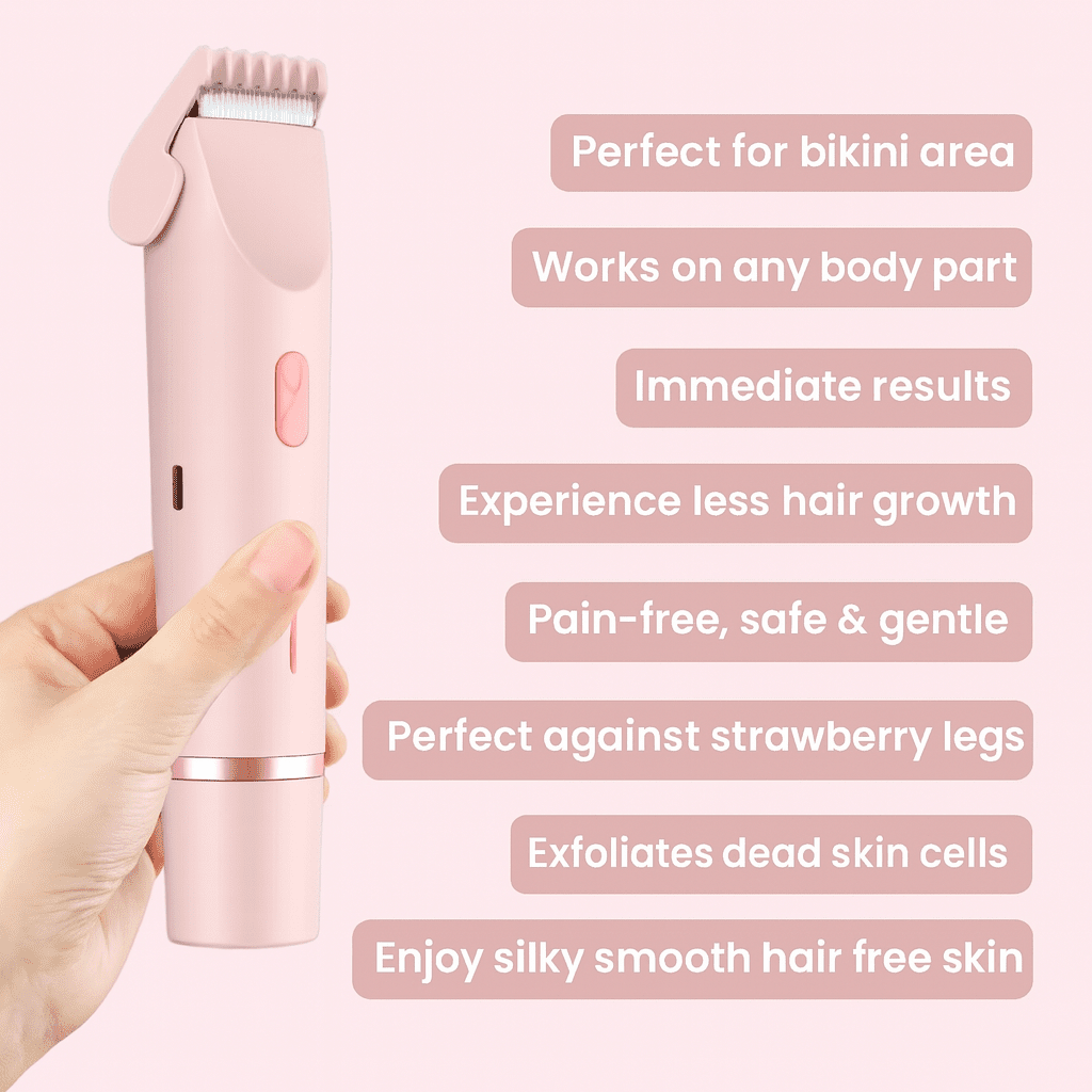 SilkSlick Electric Shaver | Waterproof, Hypoallergenic, Portable 2