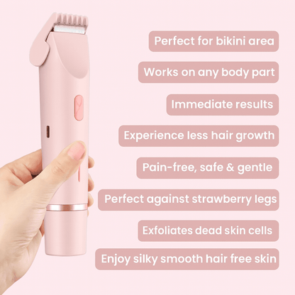 SilkSlick Electric Shaver | Waterproof, Hypoallergenic, Portable 2
